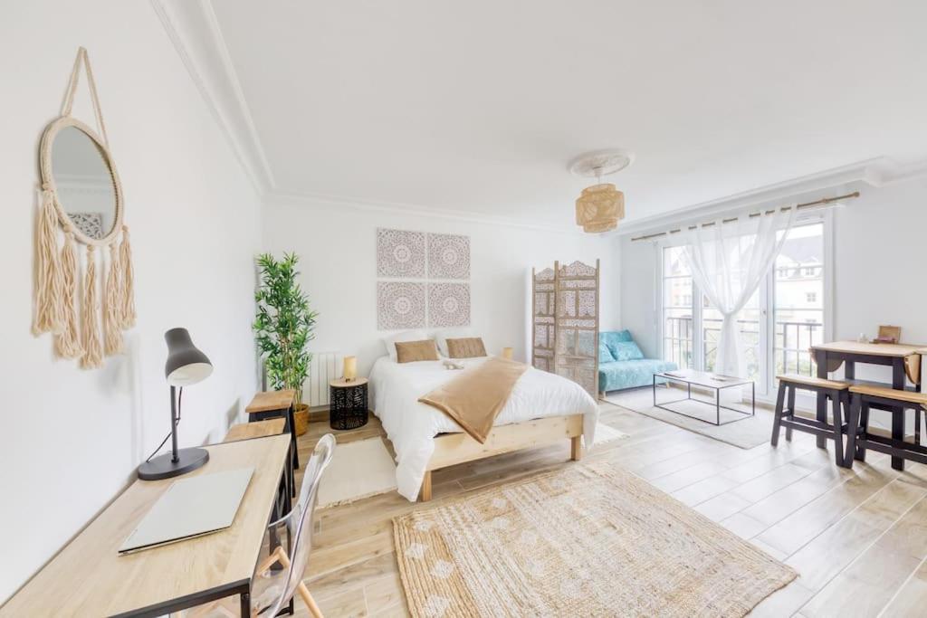 Studio Vue Direct Sur Le Port De Cergy, Parking Prive Gratuit Esterno foto
