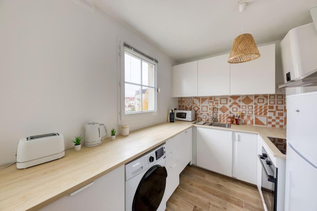 Studio Vue Direct Sur Le Port De Cergy, Parking Prive Gratuit Esterno foto